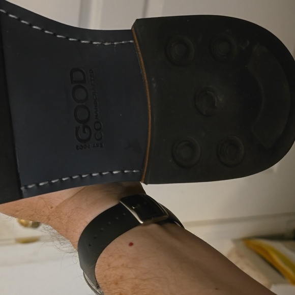 Hand made real hand made leather boots made in Ukraine - Picture 4 of 5